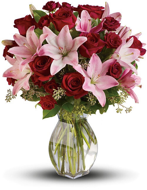 Lavish Love Bouquet with Long Stemmed Red Roses